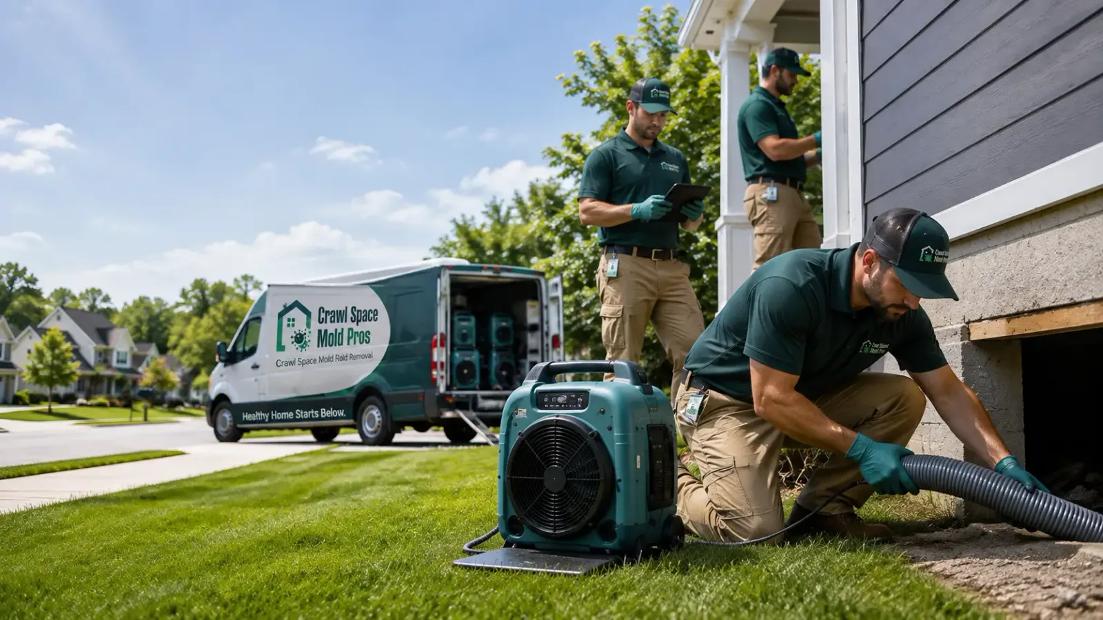 Crawl Space Mold Removal in Rollingstone, MN